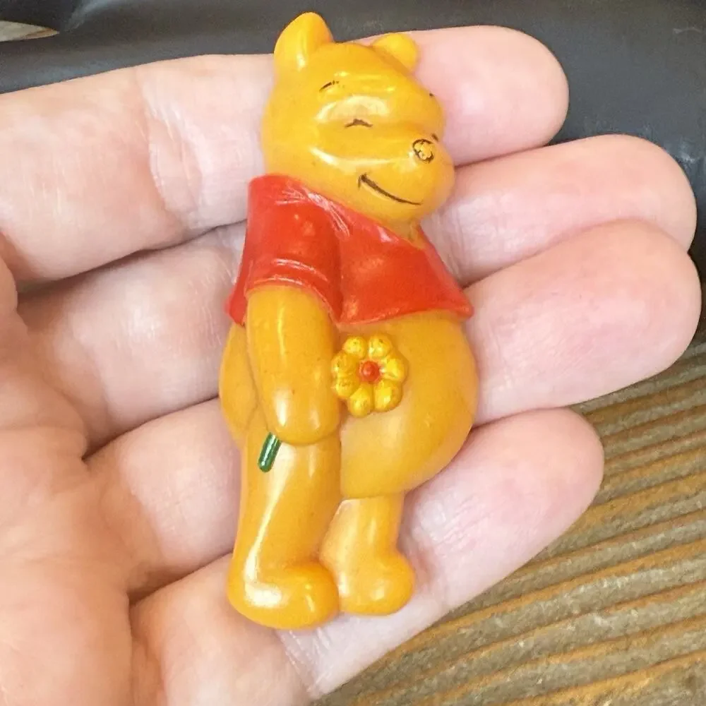 Vintage Walt Disney Winnie the Pooh Lapel Pin 1970's Hallmark Unique Keepsake